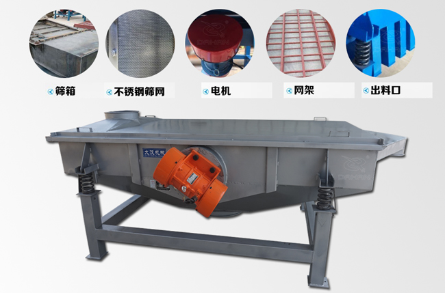 小型直线振动筛结构 小型直线振动筛结构