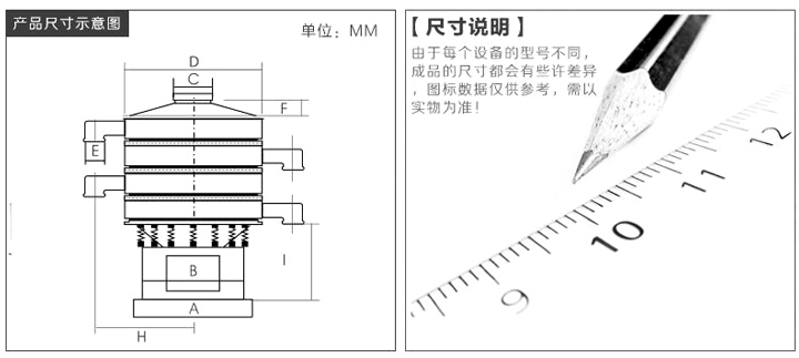 圆形振动筛图纸