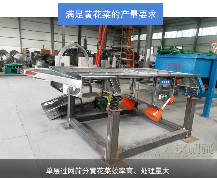黄花菜直线振动筛