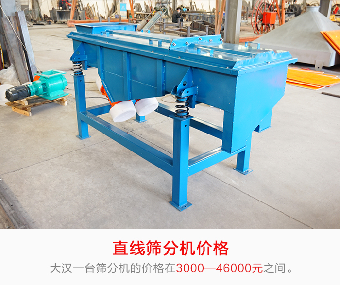 直线筛分机的产品价格在一定的区间,会因不同的因素价格就会不同。
